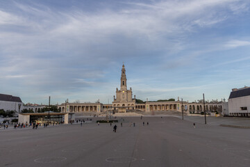 Vista panorâmica da igreja de Fátima, Portugal