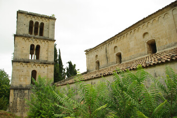 The majestic bell tower of the abbey of San Liberatore in Maiella - Serramonacesca - Abruzzo