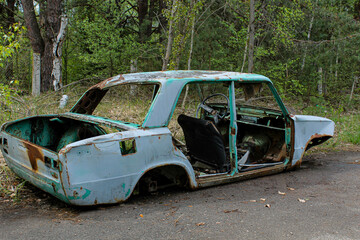 Ruins of Pripyat and Chernobyl, Ukraine nuclear disaster