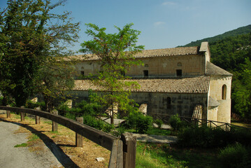 Fototapeta na wymiar Abbey of San Liberatore in Maiella -Serramonacesca - Abruzzo
