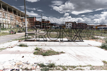 El Bronx Sign in Creative District Bogotá Colombia