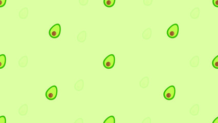 cute small avocado seamless pattern background, fruit pattern background, perfect for wallpaper, backdrop, postcard, and background