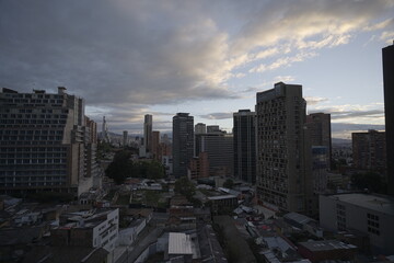 Bogotá Sunset Skyline