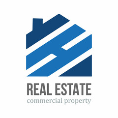 Launch our Real Estate Brand logo design letter H