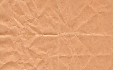 Closeup cardboard old paper texture. Brown paper sheet with pattern or abstract background with space for text..