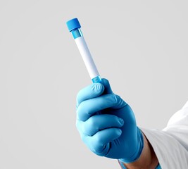omicron virus mutant variant covid-19 sars-cov-2 with vaccine bottle