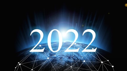 Digital global futuristic world  2022 telecommunication network technology connect data of communication technology