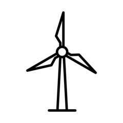 Windmill Icon Design Vector Logo Template Illustration Sign And Symbol