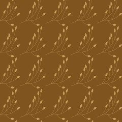 seamless pattern - abstract background with leaves