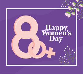 happy women day card