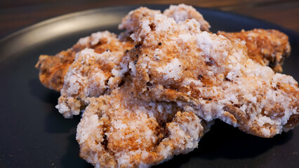 塩麹を使った鶏の唐揚げ