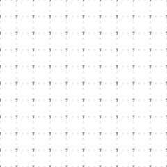Square seamless background pattern from black handball symbols are different sizes and opacity. The pattern is evenly filled. Vector illustration on white background