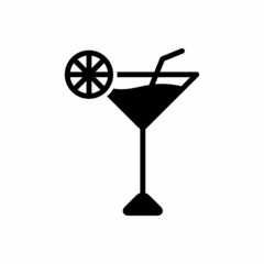 Cocktail Icon Design Vector Logo Template Illustration Sign And Symbol