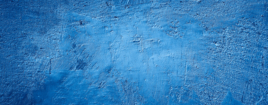 abstract blue texture cement concrete wall background