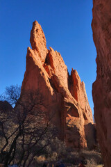 Cathedral Spires at Garden of the Gods in Colorado Springs, Colorado