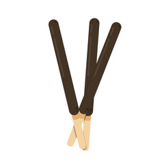 Chocolate sticks. Dipped stick. Dipped stick pattern vector. chocolate dipped cookie sticks.
