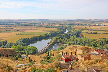 Duero River from Toro, Spain