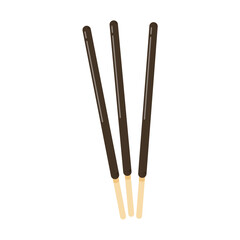 Chocolate sticks. Dipped stick. Dipped stick pattern vector. chocolate dipped cookie sticks.