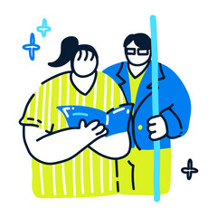 women reading a book on the bus