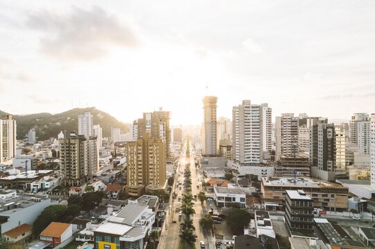 Imagens a&eacute;reas de Itaja&iacute;, Santa Catarina