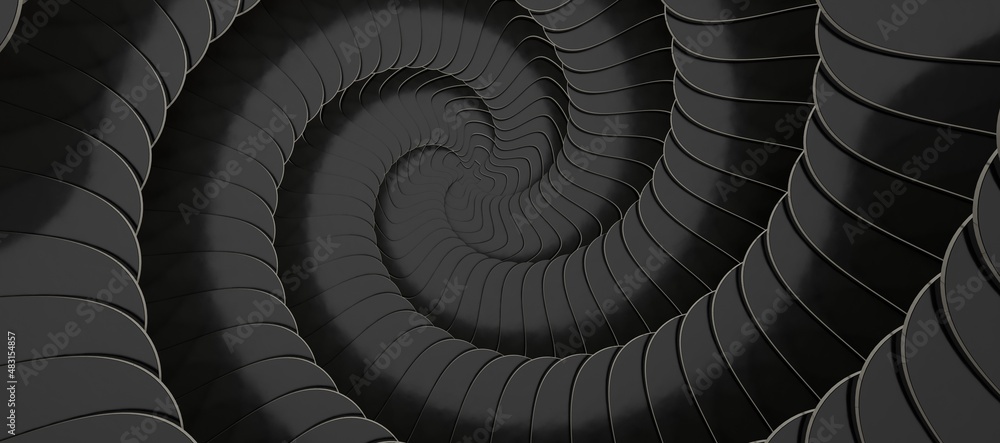 Poster Vortex swirl motion. Abstract textured background..