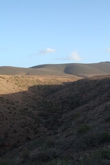 landscape in the desert