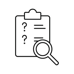 Questions Vector icon which is suitable for commercial work and easily modify or edit it

