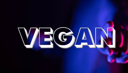 Obraz premium vegan - Organic production concept