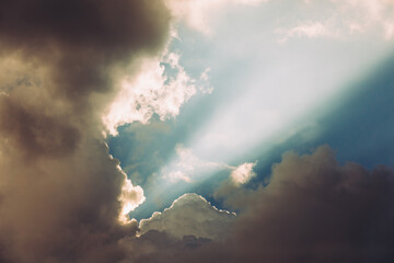 Wolkenspiel Himmel  Wetter  Himmel Engel Licht Stimmung schönen Tag