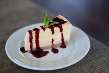 Delicious dessert. cheesecake
