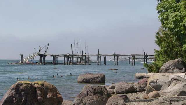 Sooke Harbour Dock on Vancouver Island Canada