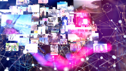 streaming data picture video material