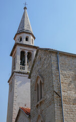 Fototapeta na wymiar Old Town of Budva in Montenegro