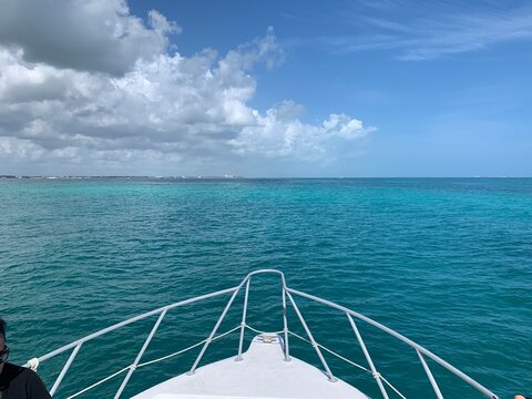 boat on the sea