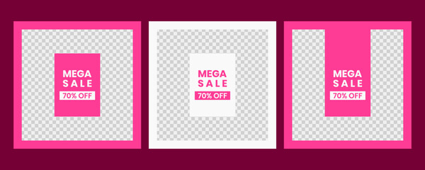 Minimalist Social media post Instagram template fashion