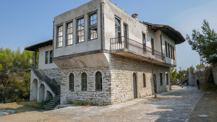 Fototapeta na wymiar Berat - a city with unusual architecture in Albania