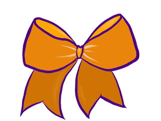 Hand painted digital bow
