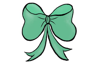 Hand painted digital bow
