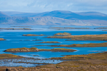 
view on the rocky Icelandic coast