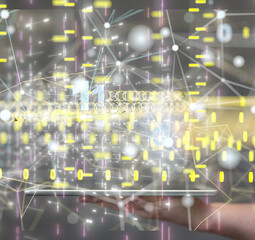 conference Digital Network and data concept 3d