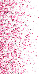 Yellow Abstract Circle Illustration. Purple Art Wallpaper. Confetti Birthday Background. Rose Heart Event. Card Texture.