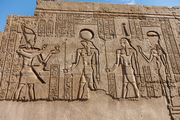 Doppeltempel von Kom Ombo, Detail, Ägypten