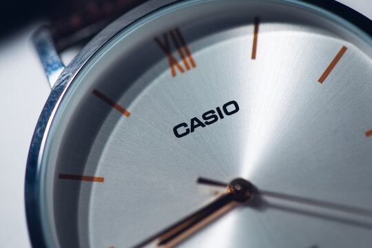 Casio watch with white box