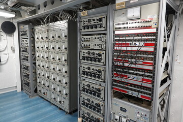 command center of battleship