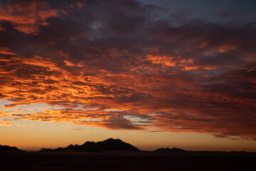 Sunset, Sesriem, Namibia