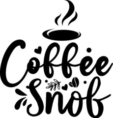 Coffee snob t shirt design
