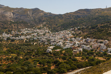 Fototapeta na wymiar Filloti Village of Naxos Island 