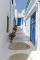 Amorgos island town Lanes 