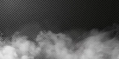  Vector isolated smoke PNG. White smoke texture on a transparent black background. Special effect of steam, smoke, fog, clouds.  © Виктория Проскурина
