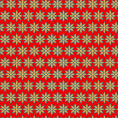 patrón de flores doradas